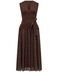 Forever New - Catherine Woven Mix Knitted Dress - Lyst