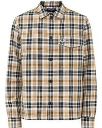 Fred Perry - Textured Check Overshirt - Lyst