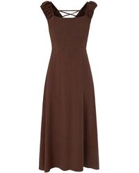 ONLY - Mirelda Sleeveless Midi Dress - Lyst
