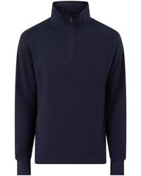 GANT - Micro Texture Half-Zip Jumper - Lyst