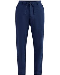 SELECTED - Slim Tape Brody Linen Blend Trousers - Lyst