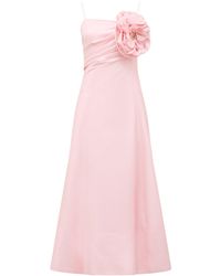 Forever New - Felicia Structured Flower Midi Dress - Lyst