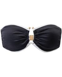 Seafolly - Beach Bound Ring Front Bandeau - Lyst