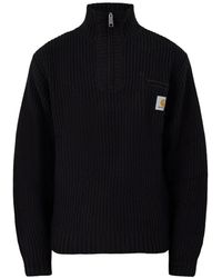 Carhartt - Detroit Half-Zip Knitted Jumper - Lyst