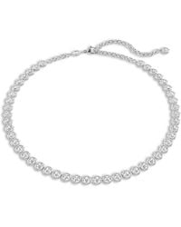 Swarovski - Women's Imber Tennis Necklace - Lyst