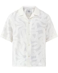 Wax London - Curzon Short Sleeve Jacquard Shirt - Lyst