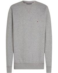 Tommy Hilfiger - Essential Regular Fit Fleece Sweatshirt - Lyst