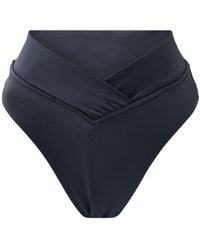 Seafolly - Collective V Front High Cut Bikini Bottom - Lyst