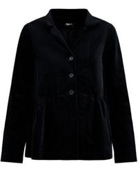 Mama B. - Velvet Peplum Blazer - Lyst