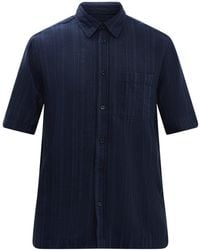 Les Deux - Charlie Stripe Structure Ss Shirt 2.0 - Lyst