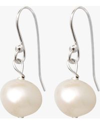 Claudia Bradby - Women's Essential Pearl Drop Earrings - Lyst