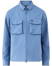 Fred Perry - Ripstop Pocket Overshirt - Lyst