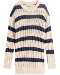 Tommy Hilfiger - Blend Cable Knit Relaxed Jumper - Lyst
