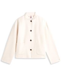 Tommy Hilfiger - Double-Faced Blend Bomber Jacket Nude - Lyst