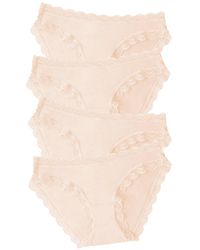 Stripe & Stare - Original Knicker 4 Pack Nude - Lyst