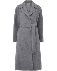 Whistles - Long Belted Coat - Lyst