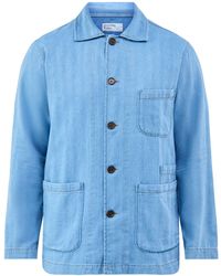 Universal Works - Bakers Overshirt - Lyst