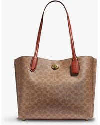COACH - Willow Tote Bag In Signature Canvas - Lyst
