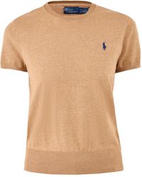 Polo Ralph Lauren - Short Sleeve Knit Pullover - Lyst