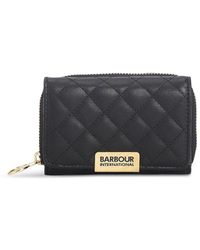Barbour - B.Intl Aurora Quilted Tri Fold Purse - Lyst