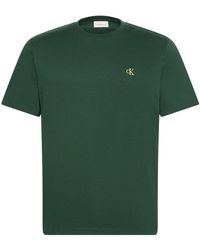 Calvin Klein - Embroidered Monogram Logo Relaxed T-Shirt - Lyst