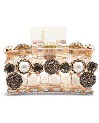 PARKSIDE LONDON - Women's Pearl And Crystals Mixed Hair Claw - Lyst