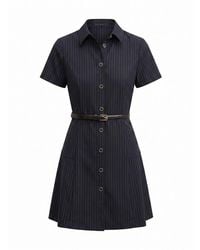 Forever New - Gigi Pleated Button-Down Mini Dress - Lyst