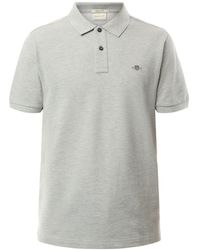 GANT - Men's Shield Pique Polo T-shirt - Lyst