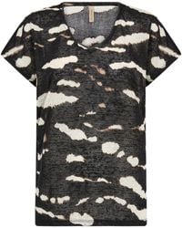 Soya Concept - Aretha Short Sleeve T-Shirt Multi - Lyst