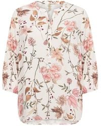 Soya Concept - Grace 2 Floral Long Sleeve Shirt - Lyst