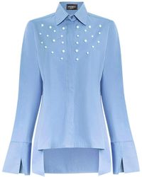 James Lakeland - Pearl Detail Shirt - Lyst