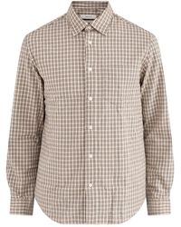 SELECTED - Freddie Seersucker Check Shirt Check, Cotton - Lyst