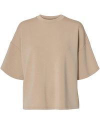 SELECTED - Oversized Tenny T-Shirt Cream - Lyst