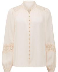 Forever New - Women's Annalise Lace Sleeves Blouse - Lyst
