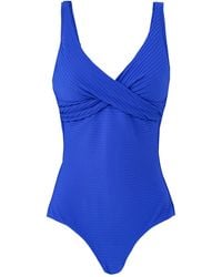Sea Level - Spinnaker Cross Front Multifit One Piece Swimsuit - Lyst