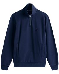 Tommy Hilfiger - Performance Quarter Zip Intechno Knit Jumper - Lyst