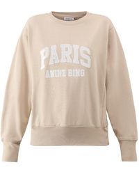 Anine Bing - Harry Shrunken Sweatshirt Paris - Lyst