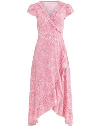 Aspiga - Demi Ecovero Wrap Midi Dress - Lyst