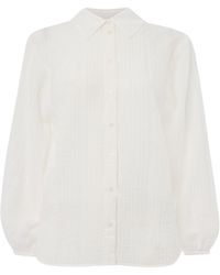 Whistles - Textured Relaxed Shirt - Lyst