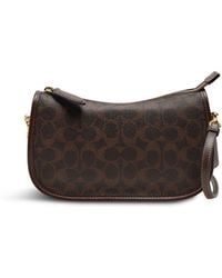 COACH - Waverly Signature Canvas Shoulder Bag Maple - Lyst