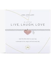 Joma Jewellery - A Little Live Laugh Love Bracelet - Lyst