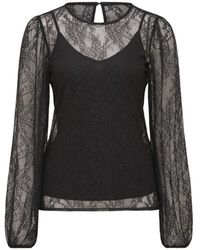 Forever New - Women's Alexis Round Neck Lace Top - Lyst