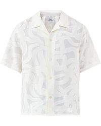 Wax London - Curzon Short Sleeve Jacquard Shirt - Lyst