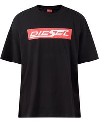 DIESEL - Big Logo T-Shirt - Lyst