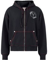 TRUE RELIGION - Big T Zip Through Hoodie - Lyst