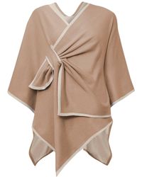 James Lakeland - Front Knot Poncho - Lyst