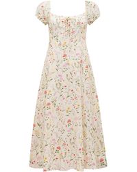Forever New - Sallie Tie Front Midi Dress - Lyst