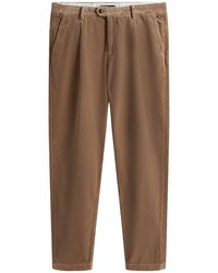 Tommy Hilfiger - Harlem Pleated Tapered Corduroy Chinos - Lyst