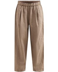 Eileen Fisher - Ankle Pleated Lantern Pant - Lyst