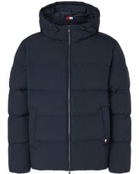 Tommy Hilfiger - Down Hooded Puffer Jacket - Lyst